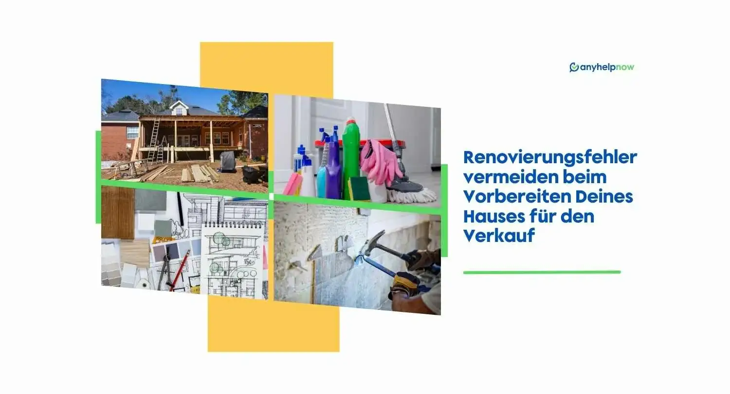 Renovierungsfehler vermeiden beim Vorbereiten Deines Hauses für den Verkauf