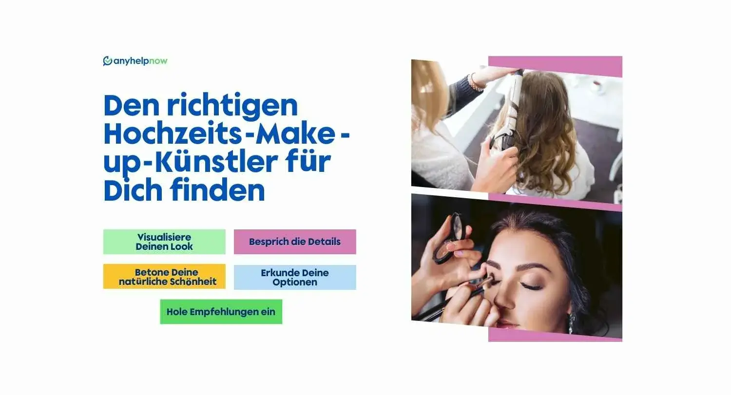 Den richtigen Hochzeits-Make-up-Künstler für Dich finden