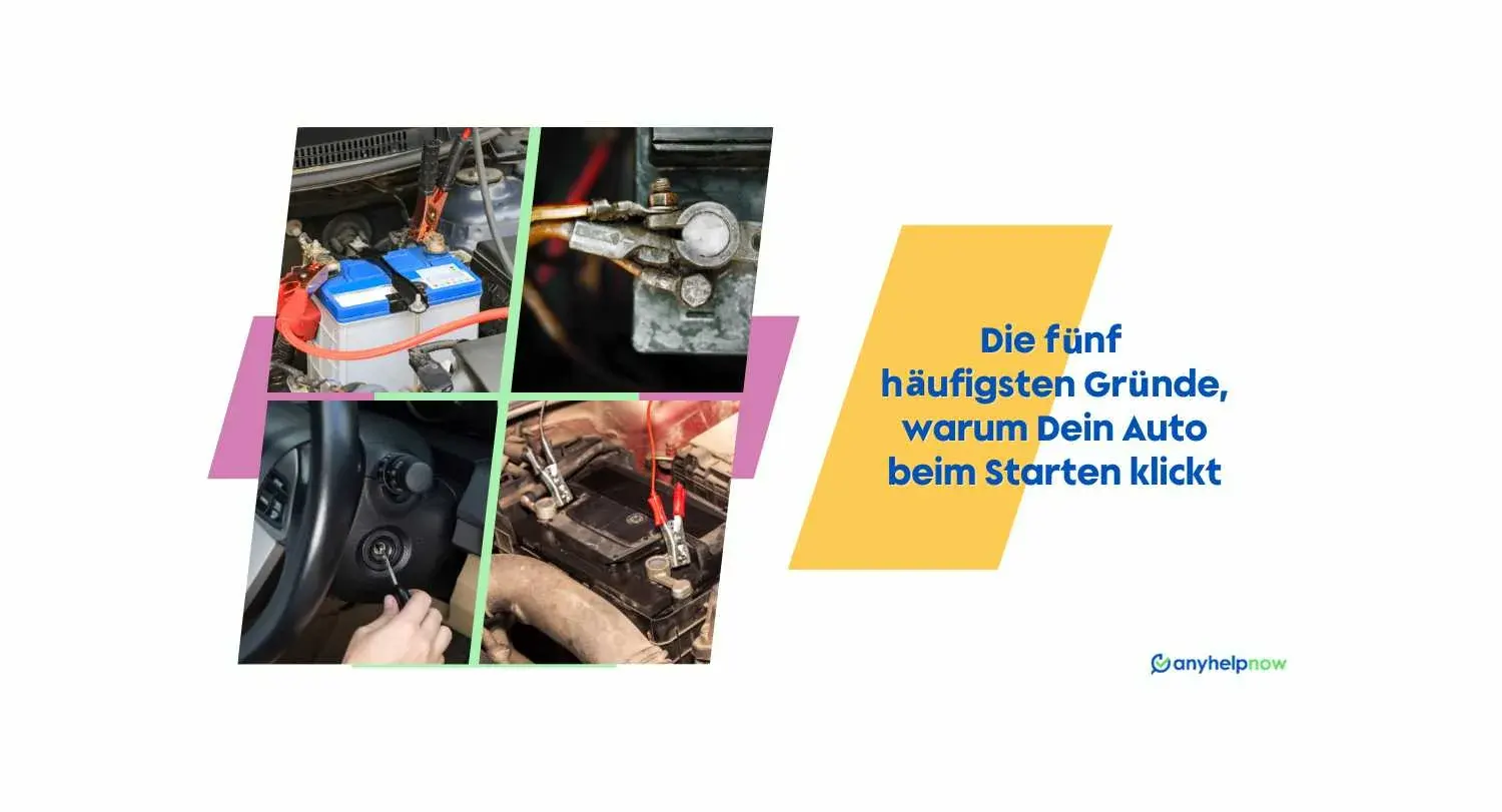 Die fünf häufigsten Gründe, warum Dein Auto beim Starten klickt